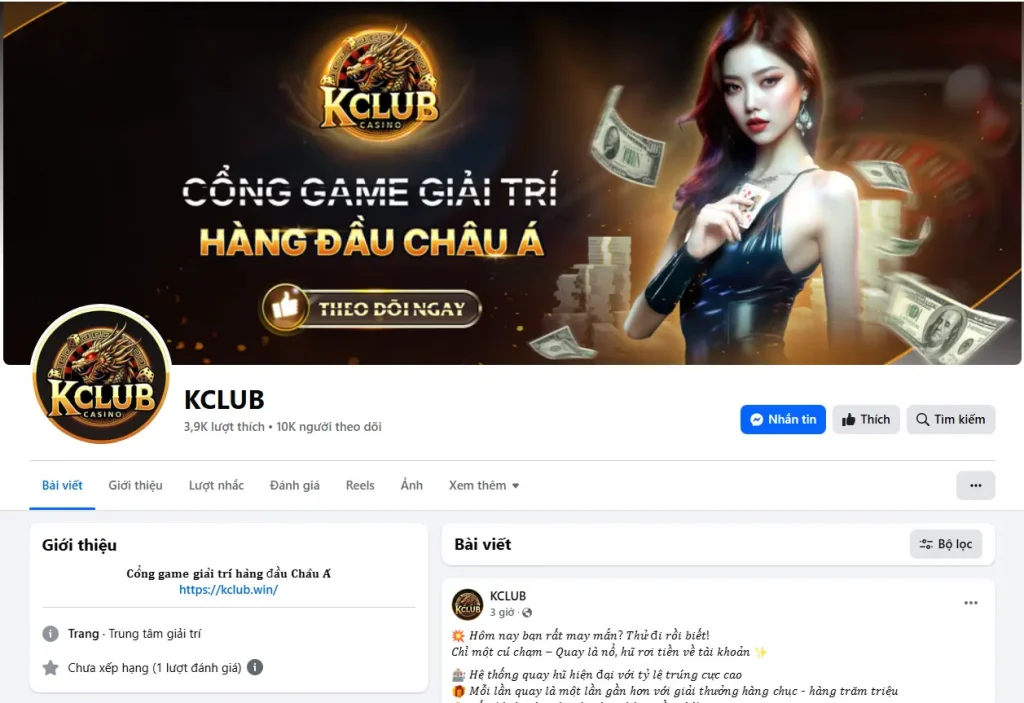Theo dõi fanpage ThongBet để nhận thông tin khuyến mãi