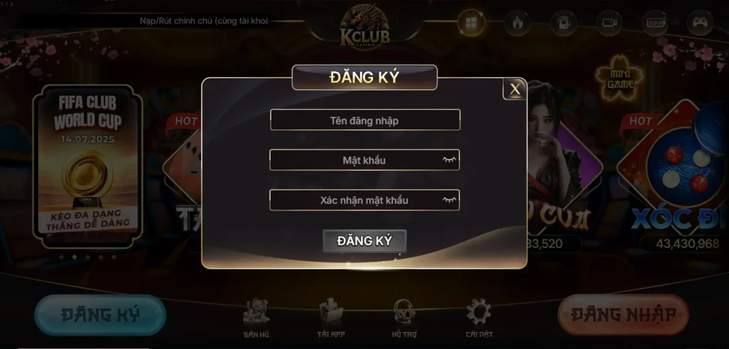 Hướng dẫn đăng ký tài khoản ThongBet