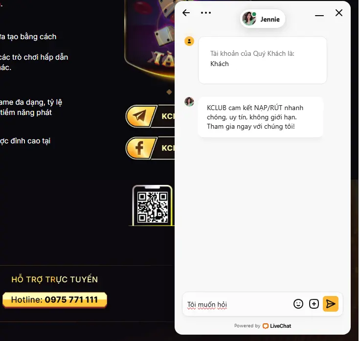 Liên hệ chăm sóc khách hàng ThongBet
