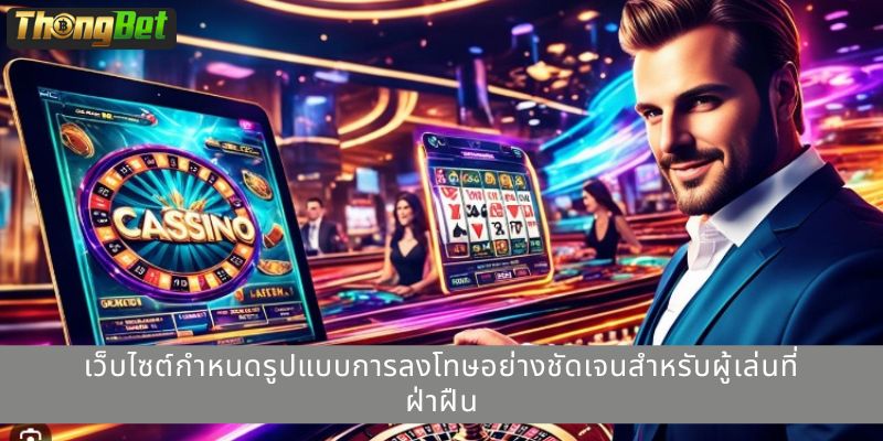 เว็บไซต์กำหนดรูปแบบการลงโทษอย่างชัดเจนสำหรับผู้เล่นที่ฝ่าฝืน