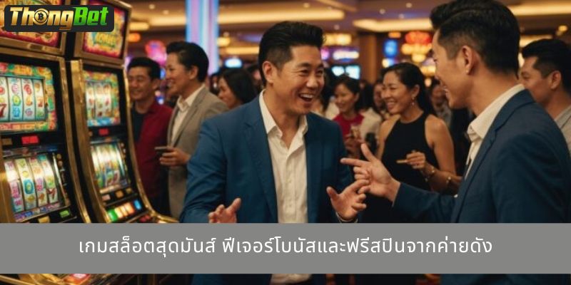 เกมสล็อตสุดมันส์ ฟีเจอร์โบนัสและฟรีสปินจากค่ายดัง